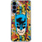 DC Comics Batman Mask Vintage Pattern Galaxy A35 5G Clear Case