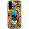 DC Comics Batman Mask Vintage Pattern Galaxy A36 5G Clear Case