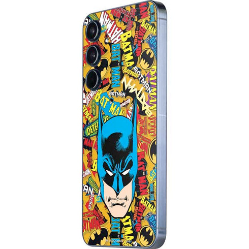 DC Comics Batman Mask Vintage Pattern Galaxy A36 5G Skin