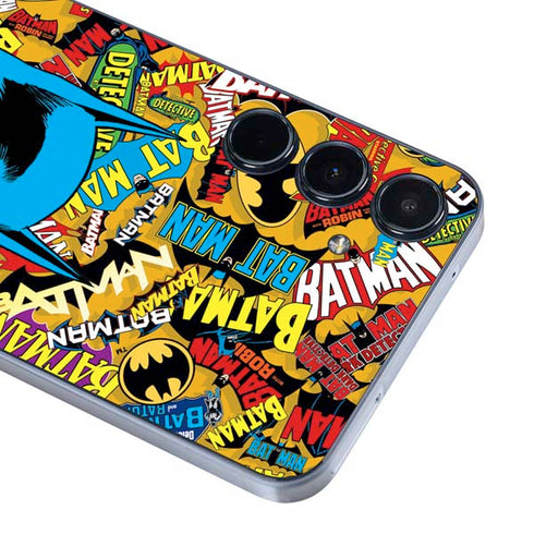 DC Comics Batman Mask Vintage Pattern Galaxy A36 5G Skin