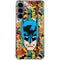 DC Comics Batman Mask Vintage Pattern Galaxy A55 5G Clear Case