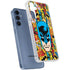 DC Comics Batman Mask Vintage Pattern Galaxy A55 5G Clear Case