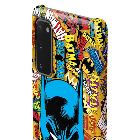 DC Comics Batman Mask Vintage Pattern Galaxy S20 Lite Case