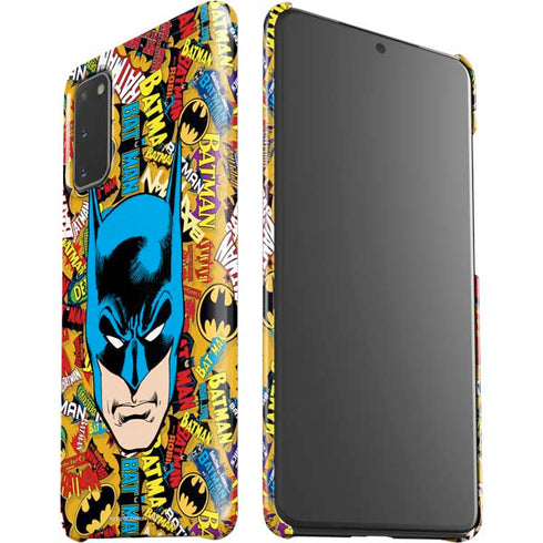 DC Comics Batman Mask Vintage Pattern Galaxy S20 Lite Case