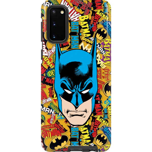 DC Comics Batman Mask Vintage Pattern Galaxy S20 Pro Case