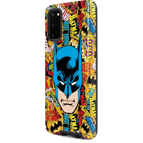 DC Comics Batman Mask Vintage Pattern Galaxy S20 Pro Case