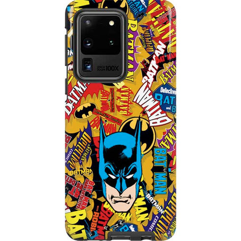 DC Comics Batman Mask Vintage Pattern Galaxy S20 Ultra 5G Pro Case