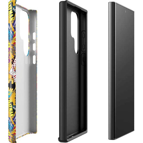 DC Comics Batman Mask Vintage Pattern Galaxy S23 Ultra Pro Case