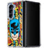 DC Comics Batman Mask Vintage Pattern Galaxy Z Fold5 5G Clear Case