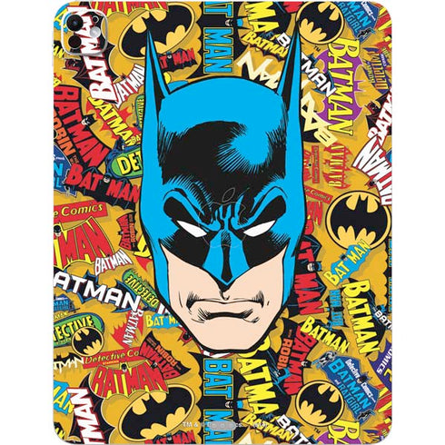 DC Comics Batman Mask Vintage Pattern iPad Pro 13in M4 (2024) Skin