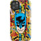 DC Comics Batman Mask Vintage Pattern iPhone 11 Pro Max Impact Case