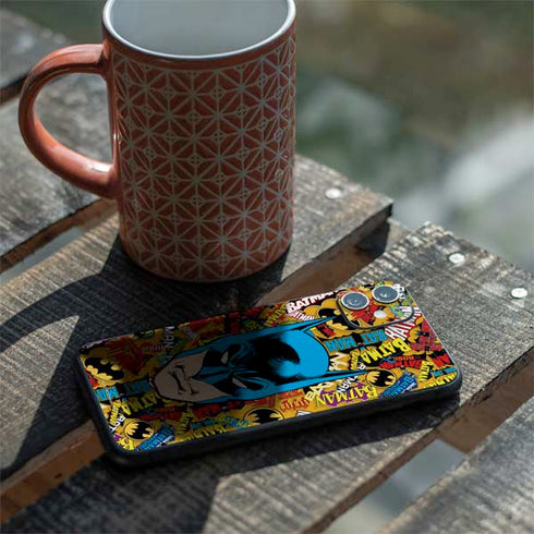 DC Comics Batman Mask Vintage Pattern iPhone 11 Skin