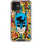 DC Comics Batman Mask Vintage Pattern iPhone 12 Clear Case