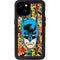 DC Comics Batman Mask Vintage Pattern iPhone 15 Plus Waterproof Case