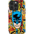 DC Comics Batman Mask Vintage Pattern iPhone 15 Pro Impact Case