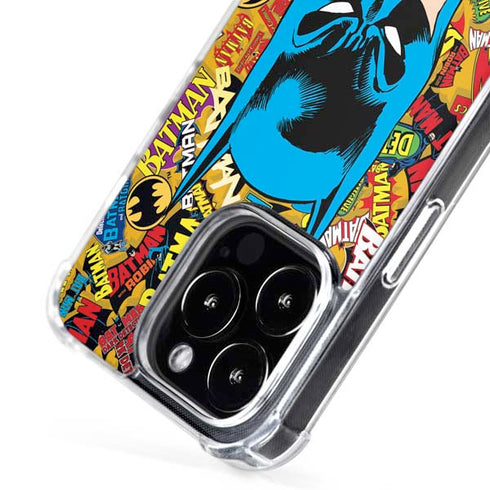 DC Comics Batman Mask Vintage Pattern iPhone 16 Pro Max MagSafe Case