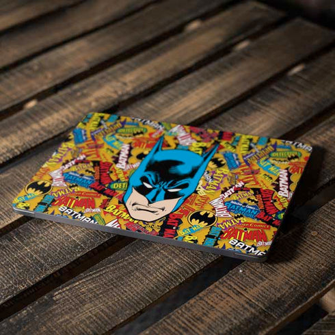 DC Comics Batman Mask Vintage Pattern Apple MacBook Air Skin