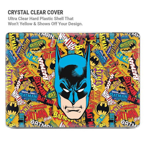 DC Comics Batman Mask Vintage Pattern MacBook Pro 14in (2021-24) Case plus Skin