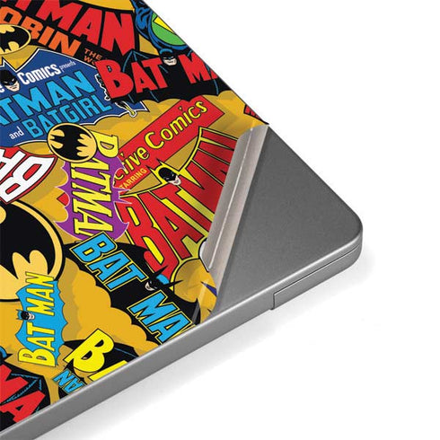 DC Comics Batman Mask Vintage Pattern Apple MacBook Pro 14-inch Skin