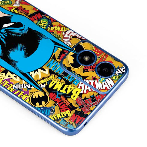 DC Comics Batman Mask Vintage Pattern Moto G Play 4G (2024) Skin