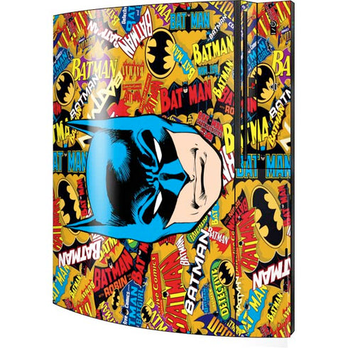 DC Comics Batman Mask Vintage Pattern Playstation 3 & PS3 Skin