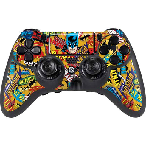 DC Comics Batman Mask Vintage Pattern PlayStation PS4 Skins