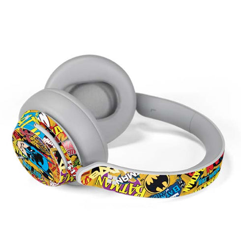 DC Comics Batman Mask Vintage Pattern Surface Headphones Skin
