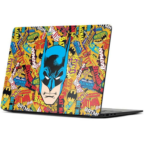 DC Comics Batman Mask Vintage Pattern Surface Laptop 7 13.8in Skin