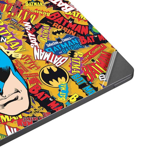 DC Comics Batman Mask Vintage Pattern Surface Laptop 7 13.8in Skin