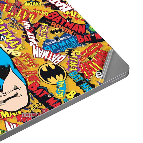 DC Comics Batman Mask Vintage Pattern Laptop Skins