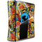 DC Comics Batman Mask Vintage Pattern Xbox 360 Slim (2010) Skin