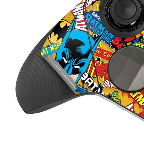 DC Comics Batman Mask Vintage Pattern Xbox Elite Wireless Controller Series 2 Skin