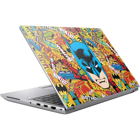 DC Comics Batman Mask Vintage Pattern HP ZBook Fury 16 G10 Skin