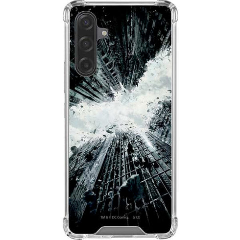 DC Comics Batman Dark Knight Rises Poster Galaxy A17 Clear Case
