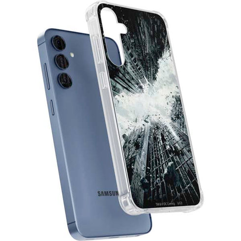 DC Comics Batman Dark Knight Rises Poster Galaxy A35 5G Clear Case