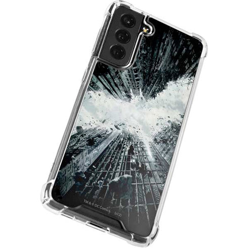DC Comics Batman Dark Knight Rises Poster Galaxy S22 Clear Case
