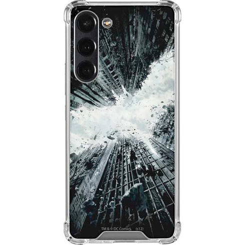 DC Comics Batman Dark Knight Rises Poster Galaxy S24 FE Clear Case