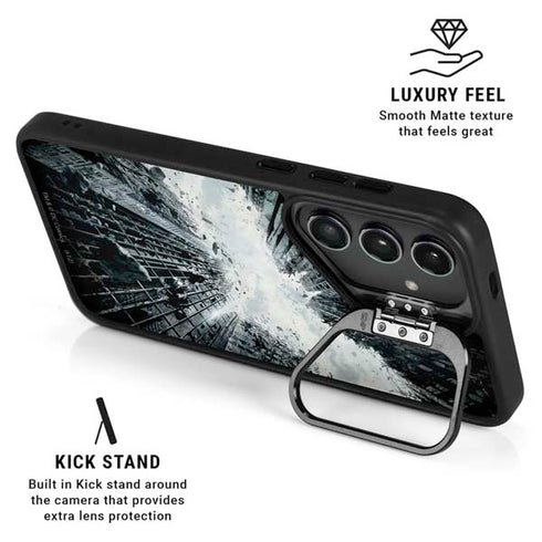 DC Comics Batman Dark Knight Rises Poster Galaxy S25 Ultra Kickstand Case