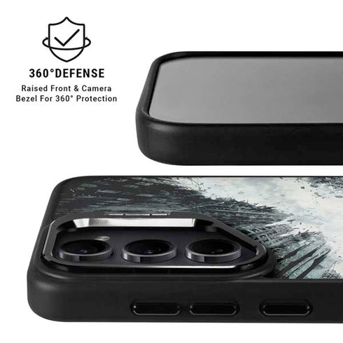 DC Comics Batman Dark Knight Rises Poster Galaxy S25 Ultra Kickstand Case