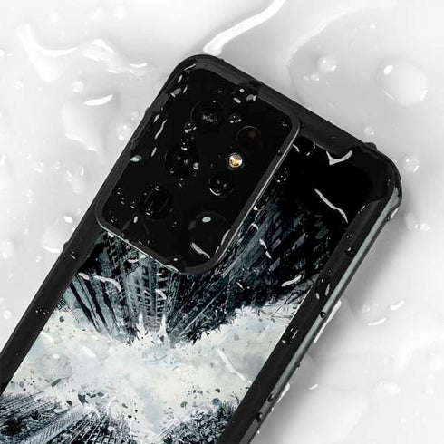 DC Comics Batman Dark Knight Rises Poster Galaxy S24 Ultra Waterproof Case