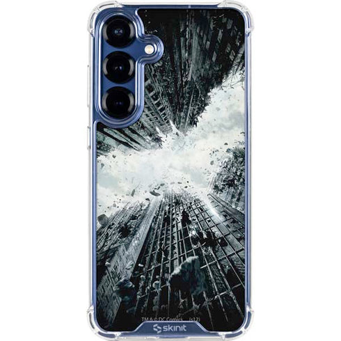 DC Comics Batman Dark Knight Rises Poster Galaxy S25 Plus Clear Case
