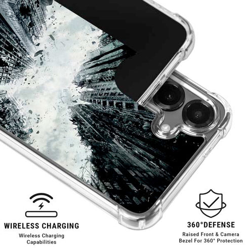 DC Comics Batman Dark Knight Rises Poster Galaxy S26 Clear Case