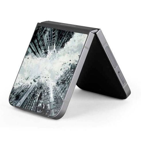 DC Comics Batman Dark Knight Rises Poster Galaxy Z Flip6 Skin