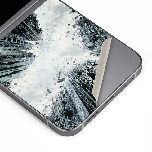 DC Comics Batman Dark Knight Rises Poster Galaxy Z Flip6 Skin