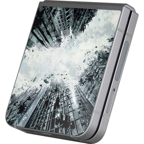 DC Comics Batman Dark Knight Rises Poster Galaxy Z Flip6 Skin