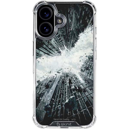 DC Comics Batman Dark Knight Rises Poster iPhone 16 Plus Clear Case