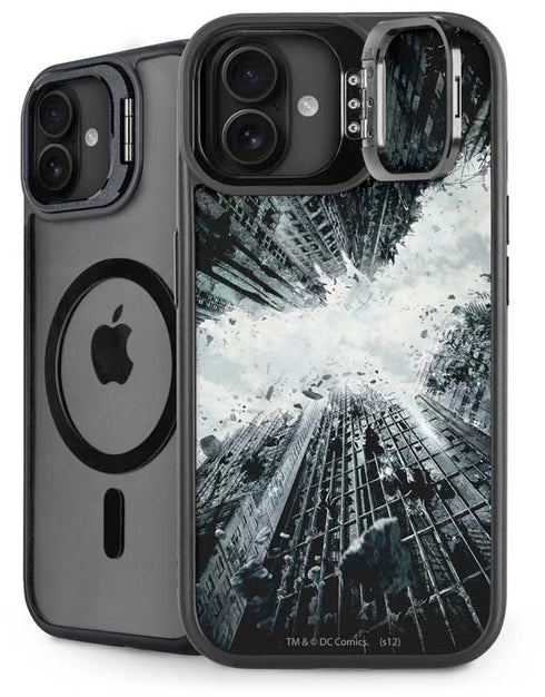 DC Comics Batman Dark Knight Rises Poster iPhone 16 Plus Kickstand Case