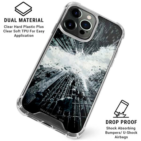 DC Comics Batman Dark Knight Rises Poster iPhone 16 Pro Max Clear Case