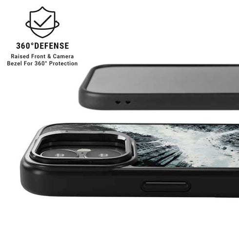 DC Comics Batman Dark Knight Rises Poster iPhone 17 Kickstand Case