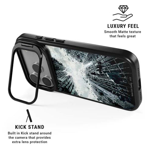 DC Comics Batman Dark Knight Rises Poster iPhone 17 Pro Max Kickstand Case